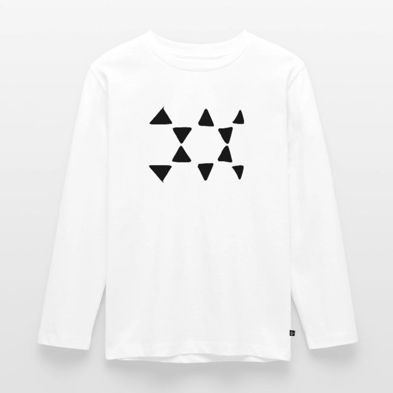 Triangular Pattern Triangular Shapes Kids' Premium Longsleeve Shirt