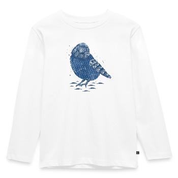 Winter - Kids' Premium Longsleeve Shirt - white - Front - AI Model Kid Female (0cm)
