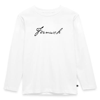 Fernweh - Kinder Premium Bio Langarmshirt - Weiß - Vorne - AI Model Kid Female (0cm)