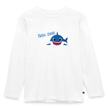 Shark - T-shirt manches longues Premium Enfant - blanc - Devant - AI Model Kid Female (0cm)