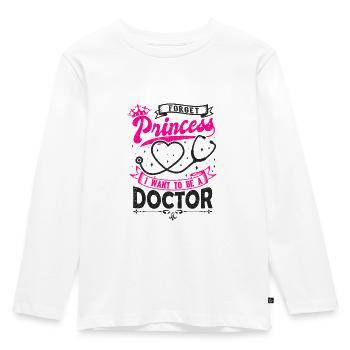 Medical student - Kids' Premium Longsleeve Shirt - white - Front - AI Model Kid Female (0cm)
