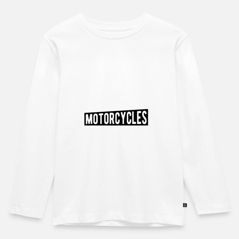 Motorcycles - Kids' Premium Longsleeve Shirt - white