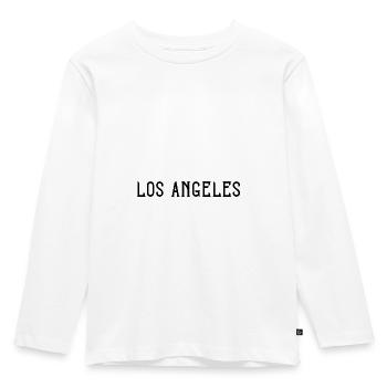 Los Angeles - Kids' Premium Longsleeve Shirt - white - Front - AI Model Kid Female (0cm)
