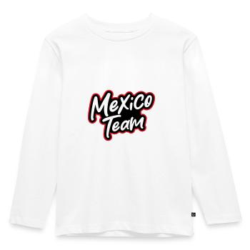 Mexico Team - Kids' Premium Longsleeve Shirt - white - Front - AI Model Kid Female (0cm)