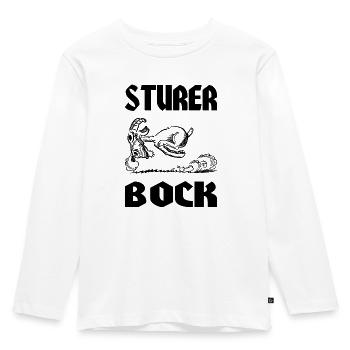 Mâle têtu - T-shirt manches longues Premium Enfant - blanc - Devant - AI Model Kid Female (0cm)