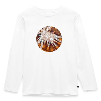 Blast 4 - Kids' Premium Longsleeve Shirt - white - Front - AI Model Kid Female (0cm)
