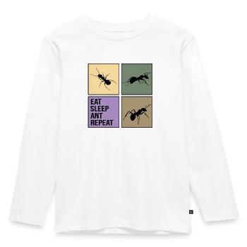 Ant colony of ants ant state - Kids' Premium Longsleeve Shirt - white - Front - AI Model Kid Female (0cm)