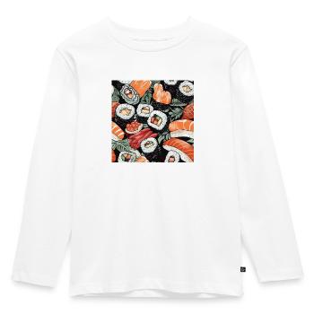 Sushi - Kids' Premium Longsleeve Shirt - white - Front - AI Model Kid Female (0cm)