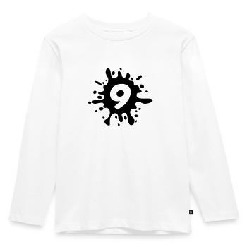 9 - Kids' Premium Longsleeve Shirt - white - Front - AI Model Kid Female (0cm)