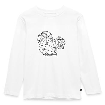 Écureuils - T-shirt manches longues Premium Enfant - blanc - Devant - AI Model Kid Female (0cm)