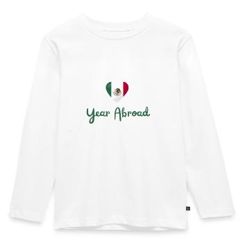 Year abroad Mexico - Semester abroad - AuPair - Kids' Premium Longsleeve Shirt - white - Front - AI Model Kid Female (0cm)