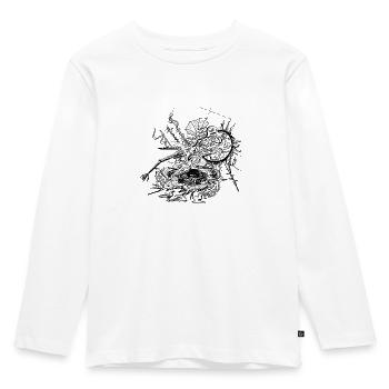 Who knows ??? - Kids' Premium Longsleeve Shirt - white - Front - AI Model Kid Female (0cm)