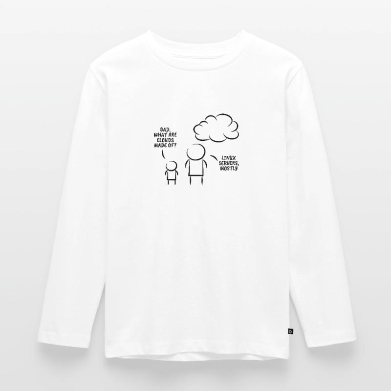 Linux servers Programming Informatic Geschenk Kinder Premium Bio Langarmshirt