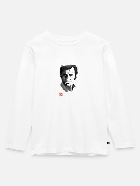 belmondo - Kinder Premium Bio Langarmshirt - Weiß