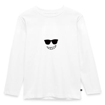 Sunglasses smyli hl25 - Kids' Premium Longsleeve Shirt - white - Front - AI Model Kid Female (0cm)