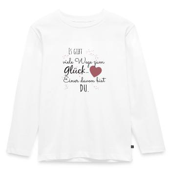Homme de rêve grand amour Dream Woman Saying Gift - T-shirt manches longues Premium Enfant - blanc - Devant - AI Model Kid Female (0cm)