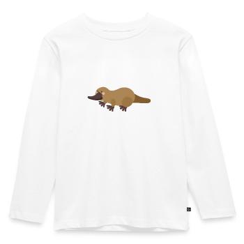ornithorynque - T-shirt manches longues Premium Enfant - blanc - Devant - AI Model Kid Female (0cm)