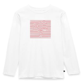 Thumbs Down - Kinder Premium Bio Langarmshirt - Weiß - Vorne - AI Model Kid Female (0cm)