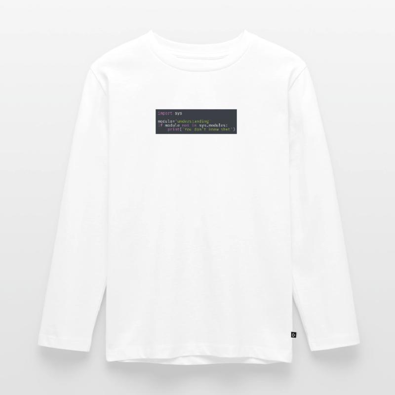 Programmierer, Software, Informatik, Developer Kinder Premium Bio Langarmshirt