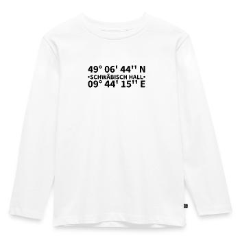 Schwäbisch Hall Coordinates - Kids' Premium Longsleeve Shirt - white - Front - AI Model Kid Female (0cm)
