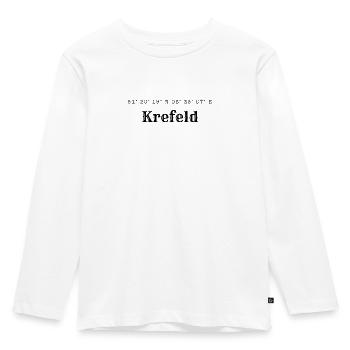 Coordonnées de Krefeld - T-shirt manches longues Premium Enfant - blanc - Devant - AI Model Kid Female (0cm)