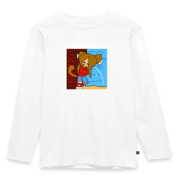 Teenagers are cool - Kids' Premium Longsleeve Shirt - white - Front - AI Model Kid Female (0cm)