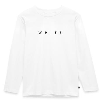 blanc - la couleur blanche - T-shirt manches longues Premium Enfant - blanc - Devant - AI Model Kid Female (0cm)