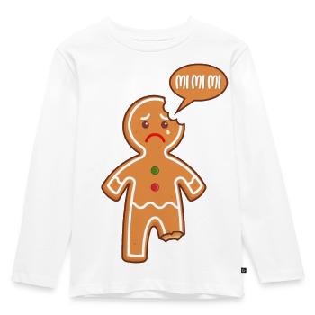 Lebkuchenmann Mi Mi Mi Mimimi Lustige Sprüche - Kinder Premium Bio Langarmshirt - Weiß - Vorne - AI Model Kid Female (0cm)