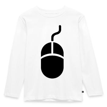 Mouse - Kids' Premium Longsleeve Shirt - white - Front - AI Model Kid Female (0cm)