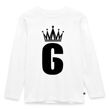 6 - Kids' Premium Longsleeve Shirt - white - Front - AI Model Kid Female (0cm)