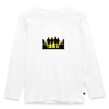 Läufer, Laufen - Kinder Premium Bio Langarmshirt - Weiß - Vorne - AI Model Kid Female (0cm)