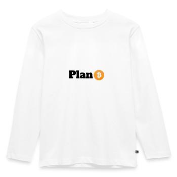 Plan B - T-shirt manches longues Premium Enfant - blanc - Devant - AI Model Kid Female (0cm)