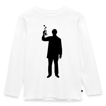 Chemist - Kids' Premium Longsleeve Shirt - white - Front - AI Model Kid Female (0cm)