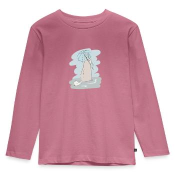 Design illustré avec Viscacha - T-shirt manches longues Premium Enfant - mauve - Devant - AI Model Kid Female (0cm)