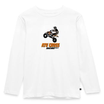 Quad Racing - ATV Racer - T-shirt manches longues Premium Enfant - blanc - Devant - AI Model Kid Female (0cm)