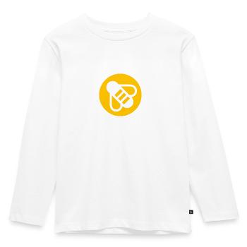 Abeille, abeille mellifère - T-shirt manches longues Premium Enfant - blanc - Devant - AI Model Kid Female (0cm)