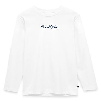 VILLAGER - Kinder Premium Bio Langarmshirt - Weiß - Vorne - AI Model Kid Female (0cm)