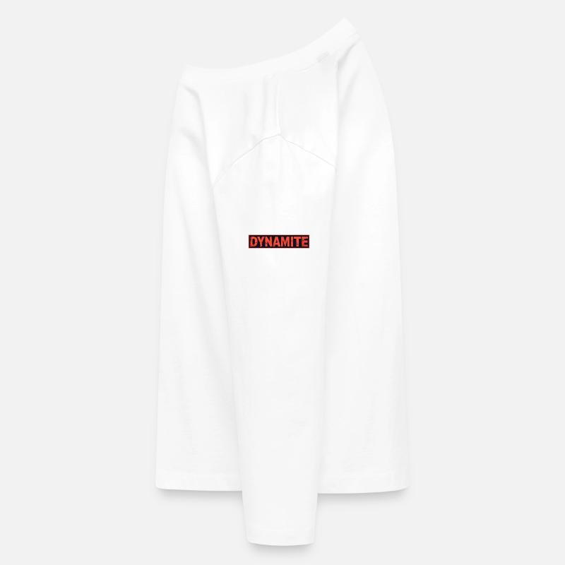 Dynamite Red Grunge Poster Kids' Premium Longsleeve Shirt