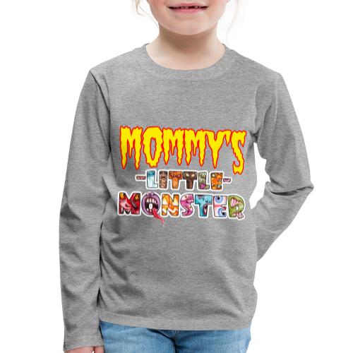 Mommy's little Monster - Halloween Grusel - Kinder Premium Langarmshirt