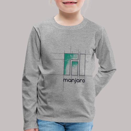 Manjaro Logo Draft - Kids' Premium Longsleeve Shirt