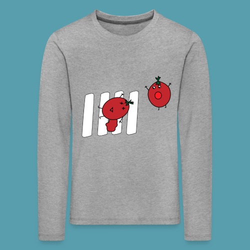 tomaatit - Lasten premium pitkähihainen t-paita