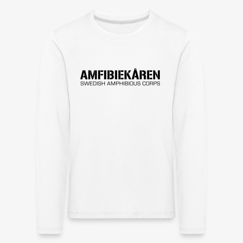 Amfibiekåren -Swedish Amphibious Corps - Långärmad premium-T-shirt barn
