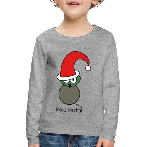 Owl - Feliz Natal - T-shirt manches longues Premium Enfant