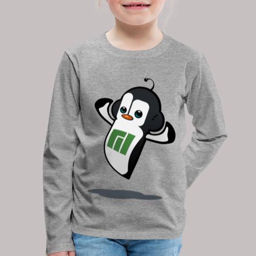 Manjaro Mascot strong left - Kids' Premium Longsleeve Shirt
