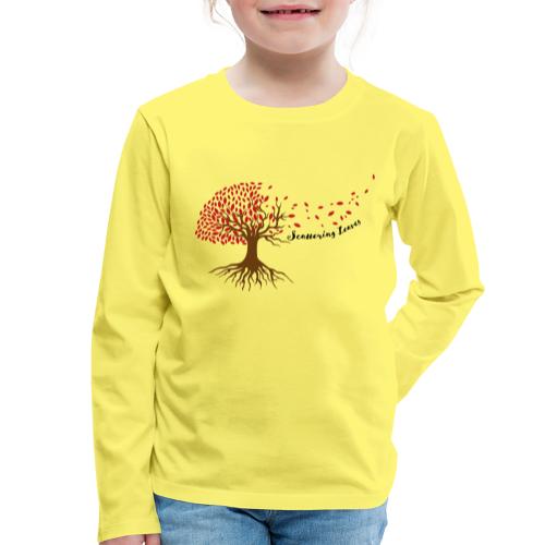 Scattering Leaves color - Kinder Premium Langarmshirt