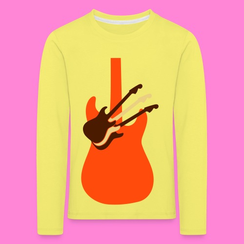 Guitar guitar - Kinderen Premium shirt met lange mouwen