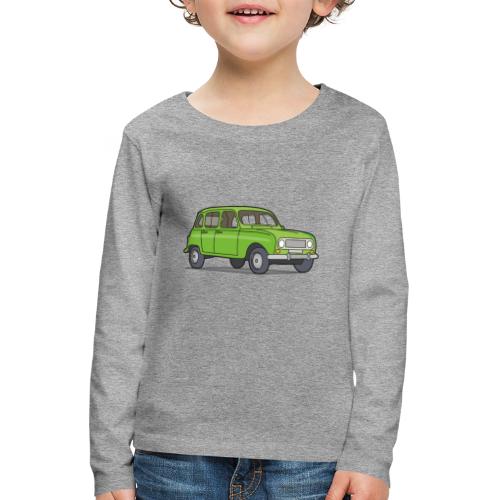 Grüner R4 (Auto) - Kinder Premium Langarmshirt