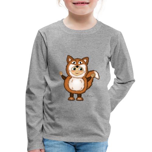 Kind in Fuchskostüm - Kinder Premium Langarmshirt
