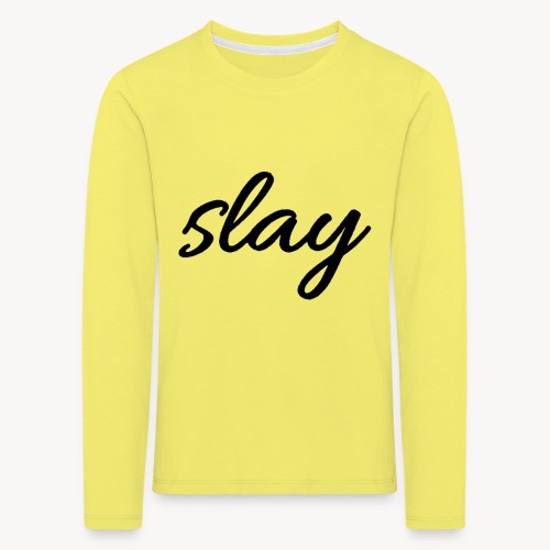 SLAY - Lasten premium pitkähihainen t-paita