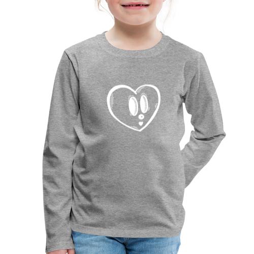 Herz - Kinder Premium Langarmshirt